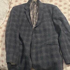 Joseph Abboud Charcoal Plaid Blazer
